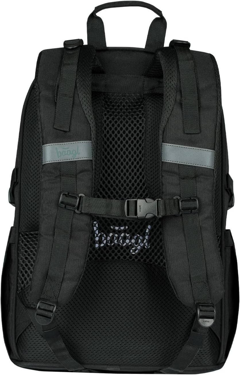 Baagl Schulrucksack Set Jungen Mädchen 3 Teilig, Schultasche für Grundschule Volksschule, Grundschul
