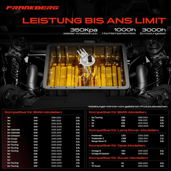 Kraftstoffpumpe Dieselpumpe für 3er E46 318 320 330 5er E39 520d 525d 7er E38 730d Freelander LN LF