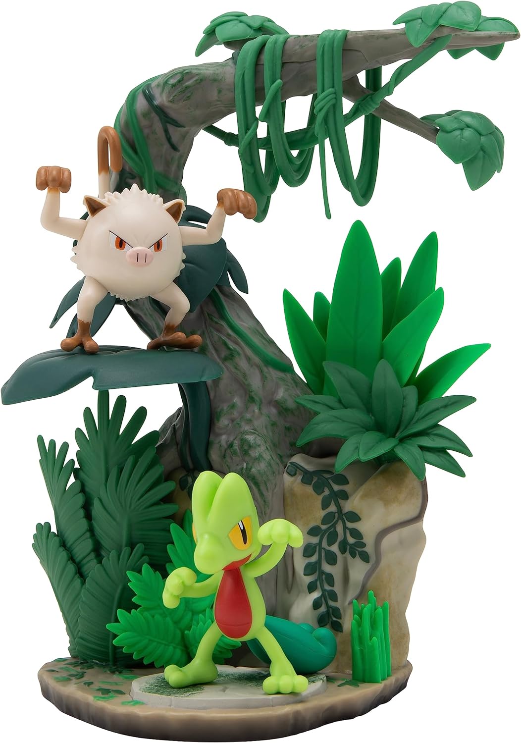 Bizak Pokemon Mini Dschungelwelt + 2 Mankey & Treecko Figuren (63222766)