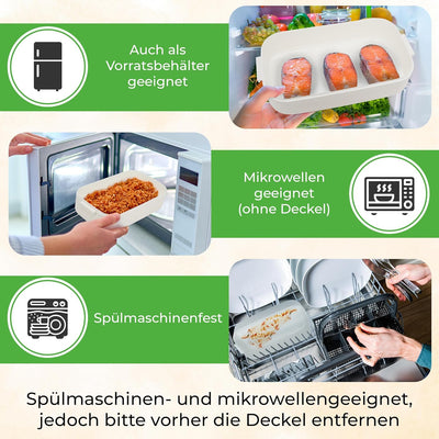 Premium Lunchbox Erwachsene und Kinder inkl. Tragetasche und Besteck Bento box Edelstahl mit Fächern