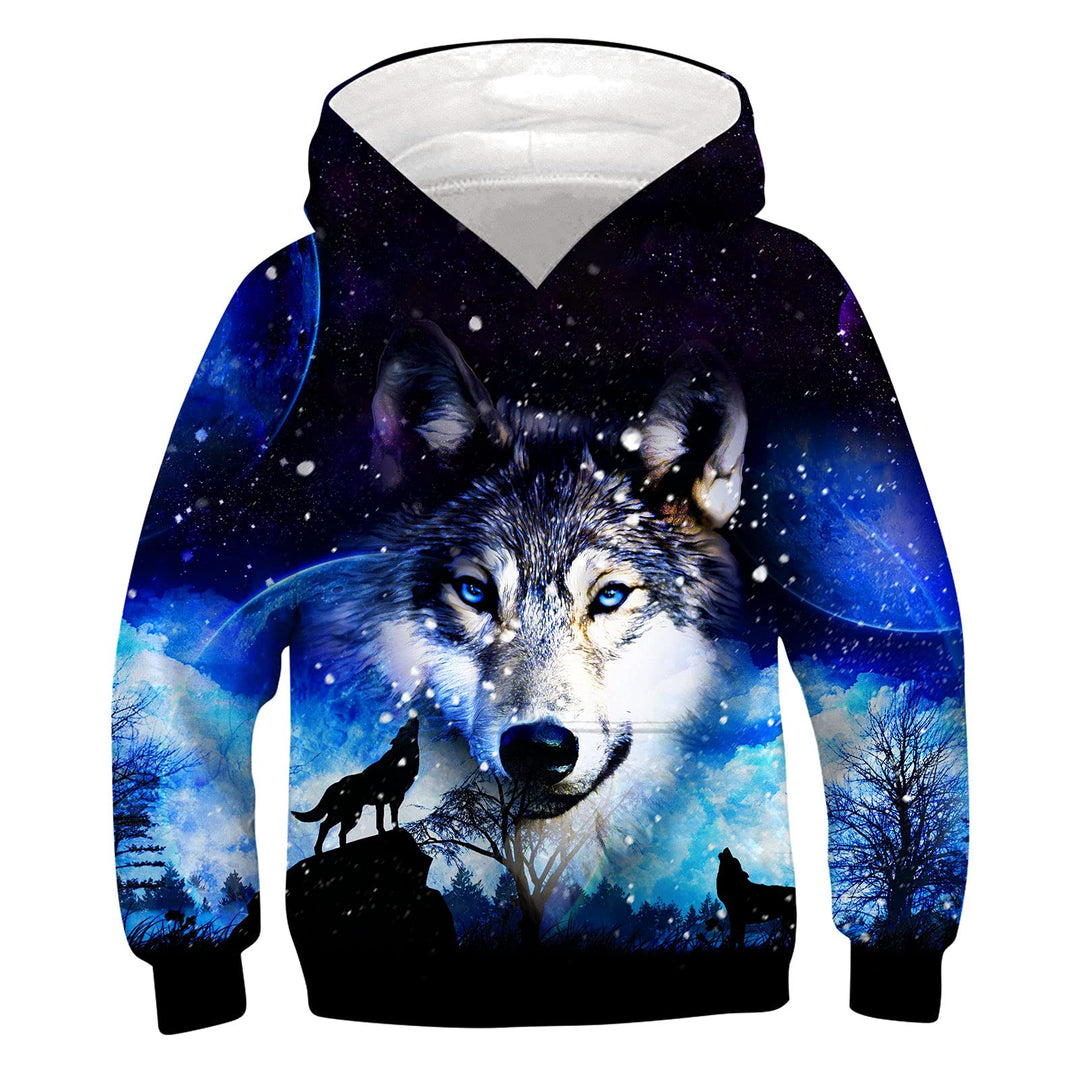 kids4ever Unisex Kinder Hoodie 3D Lustig GedrucKt Kapuzenpullover Langarm Pullover Hoodies Sweatshir
