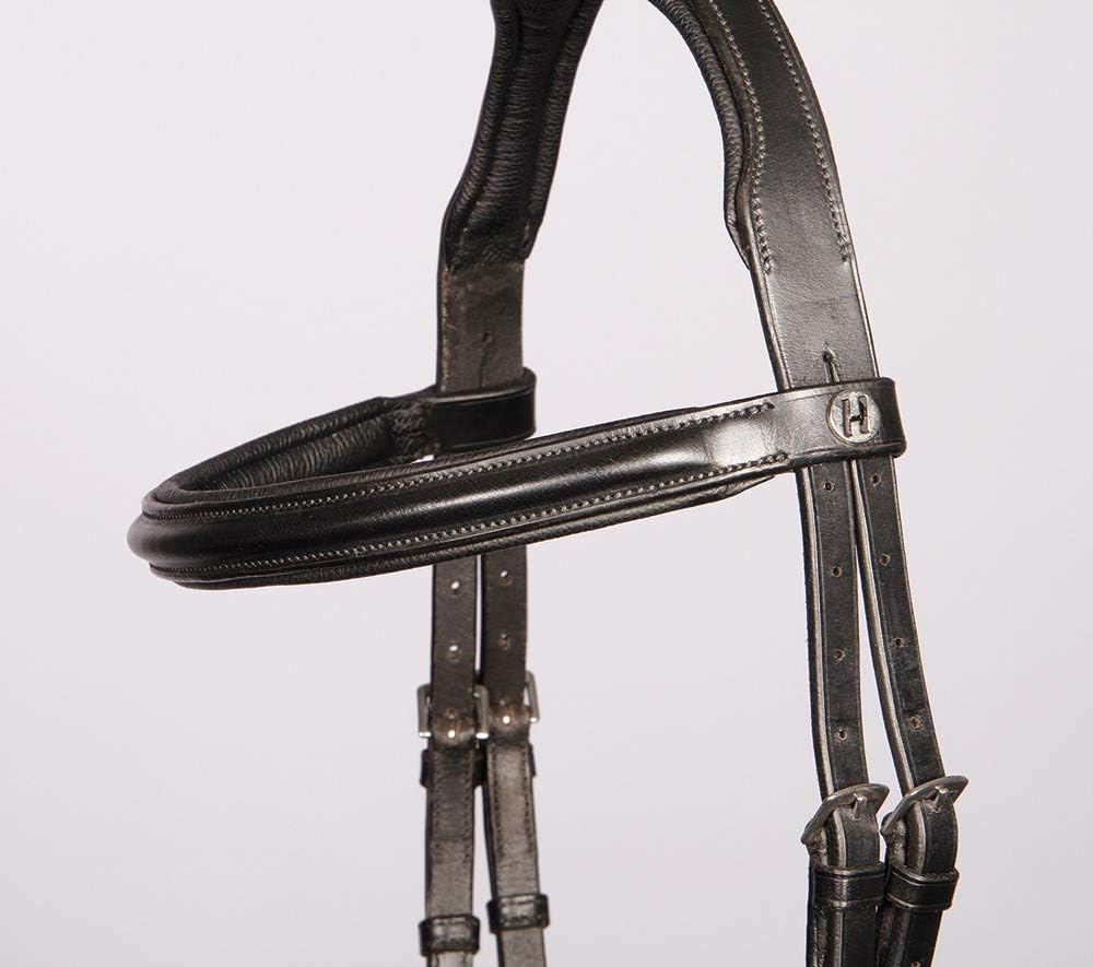 Harry's Horse Hoofdstel Bitloos Sidepull schwarz cob, schwarz cob