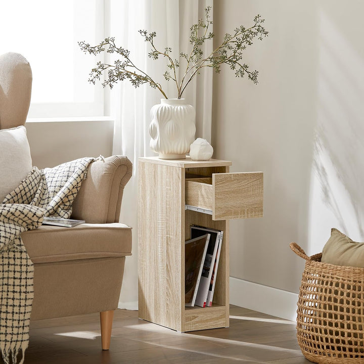 SoBuy FBT111-Nx2 Nachttisch 2er Set mit Schublade für Boxspringbett Sofatisch 2 stücke Beistelltisch