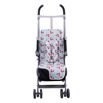 JYOKO KIDS Sitzauflage Universal für Kinderwagen + Gurtpolster Hergestellt aus Baumwollstoff + Schau