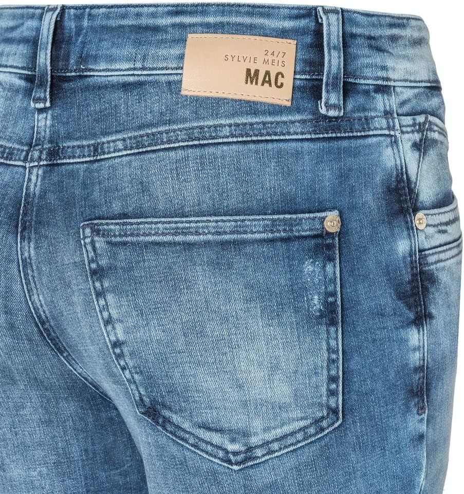 MAC Jeans Mac Damen Jeans Mel, Light Authentic Denim 0389262090 Blau 38-30