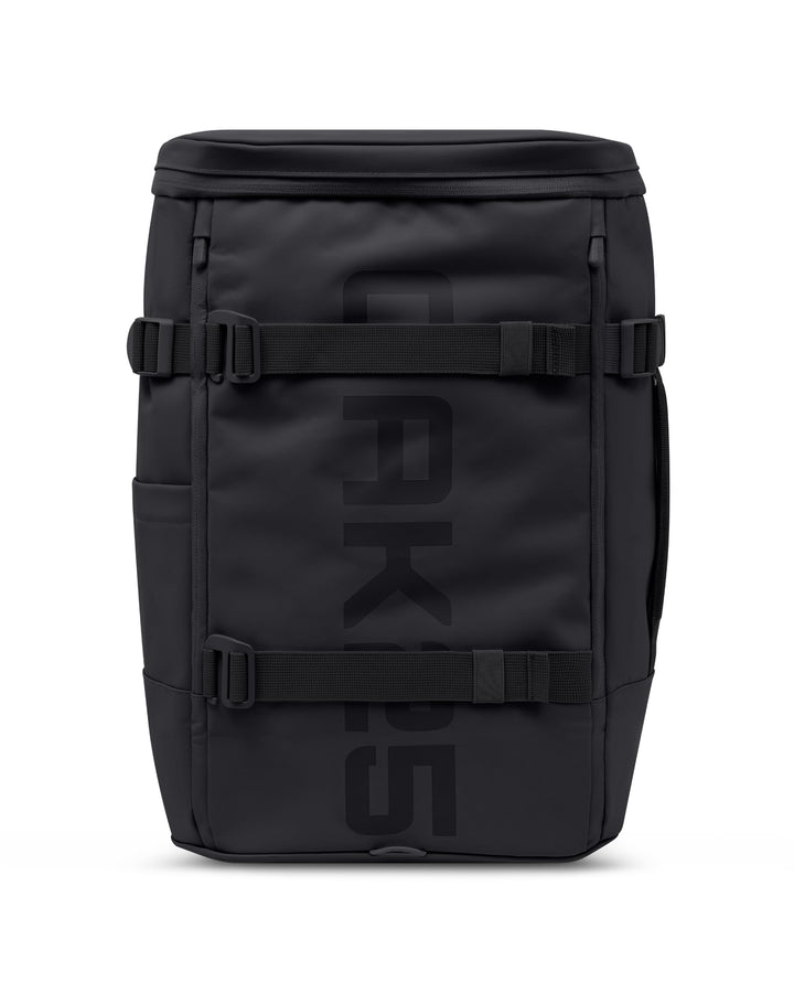OAK25 Reflektierender Rucksack Damen &amp; Herren Schwarz - LumoSense Box Pack, Schwarz