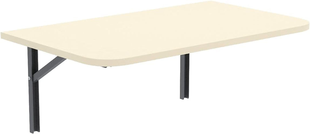 AKKE Wandklapptisch mit Abgerundeten Ecken Klapptisch Esstisch Wandtisch Küchentisch Schreibtisch Ki