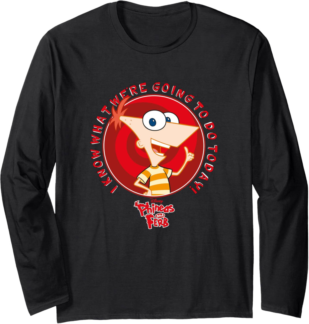 Disney Phineas und Ferb Phineas Do Today Langarmshirt