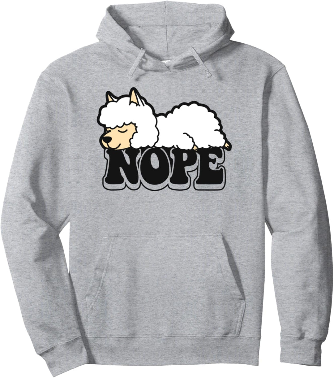 Nope Pako Alpaca Lama Alpakazüchter Alpaka Pullover Hoodie