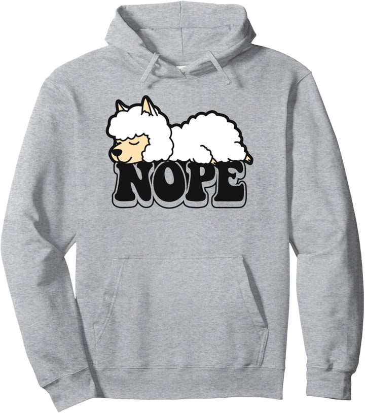 Nope Pako Alpaca Lama Alpakazüchter Alpaka Pullover Hoodie