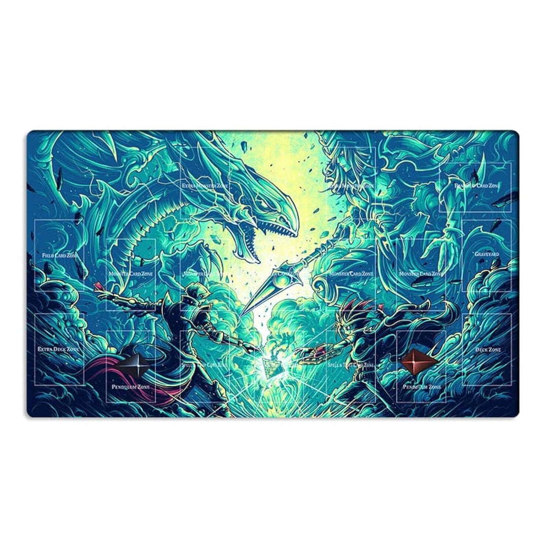 Mikemat ZD014-263 Spielmatte Dark Magician Black Rose Dragon Mauspad TCG CCG OCG Sammelkartenspielma