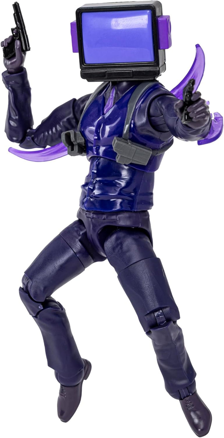 SKIBIDI Toilet Deluxe Figure Dark TV Man Serie 2, Sammelfiguren, 16 cm, YouTube-Animationsgefühl, of