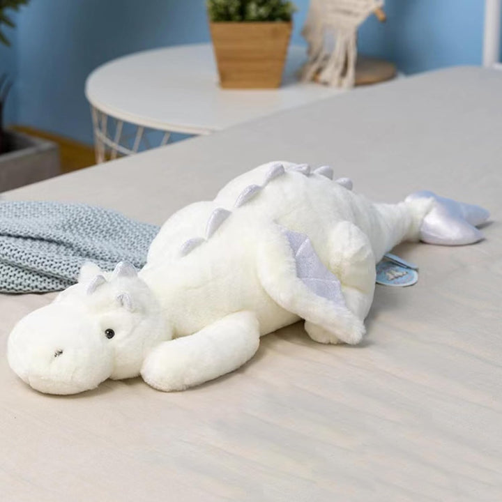 Ausgestopfter Drache, Drache-Stofftier, 43-Zoll-niedlicher Cartoon-Plüsch mit Flügel, weiches, beque