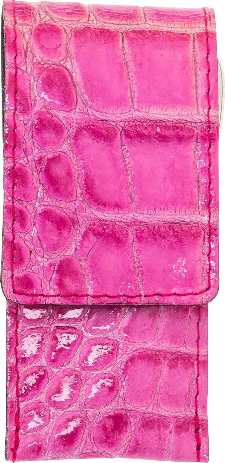 nippes Solingen Maniküre Set Pink, 3-tlg., Rindsleder-Etui, Made in Germany