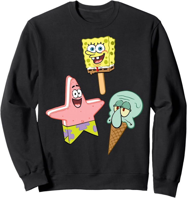 SpongeBob Schwammkopf Eis Charaktere Sweatshirt