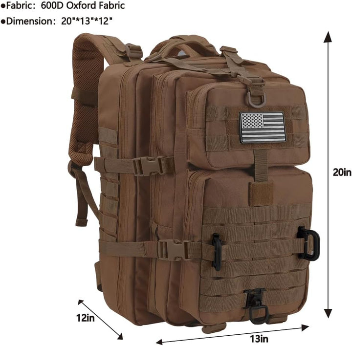 Hannibal Tactical Militär Taktischer Rucksack Cooper Rucksack Armee Assault Pack 3 Tage Bug Out Go B