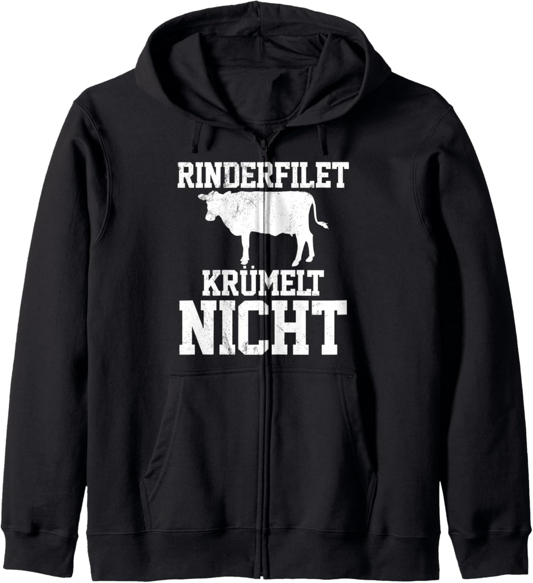 Rinderfilet Krümelt Nicht - Koch Grillen BBQ Lustig Geschenk Kapuzenjacke