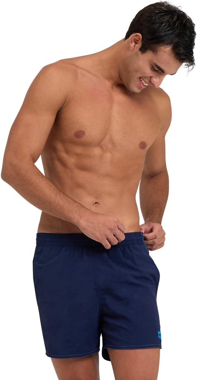 ARENA Herren Bywayx R Swim Trunks S Navy-turquoise, S Navy-turquoise