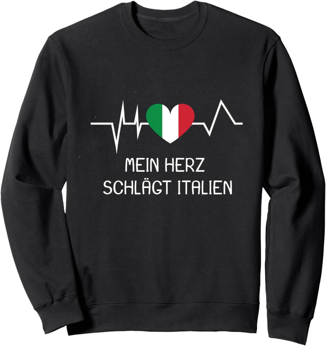 Urlaub Süden Mein Herz schlägt Italien Sweatshirt