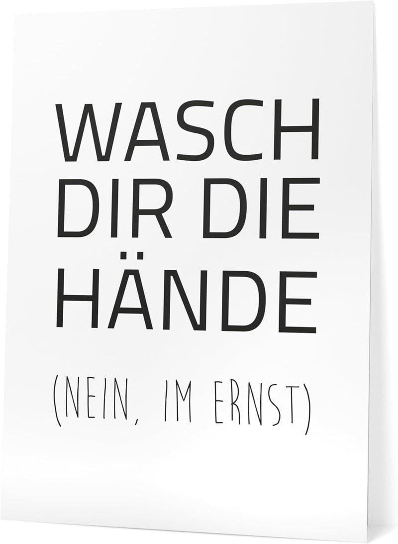 Papierschmiede® Bilder Home XXL Kunstdruck A1 (59,4x84,1 cm) Spruch Poster Zuhause Schrift Bild Wand