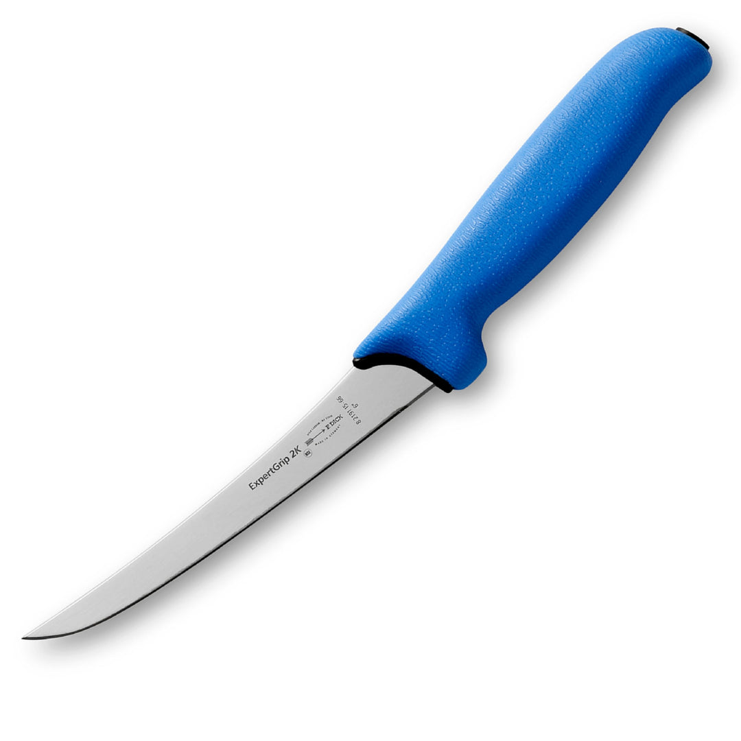 F. DICK Ausbeinmesser ExpertGrip 15 cm, steif - rostfrei, Klinge extra scharf, 56 HRC, Fleischermess