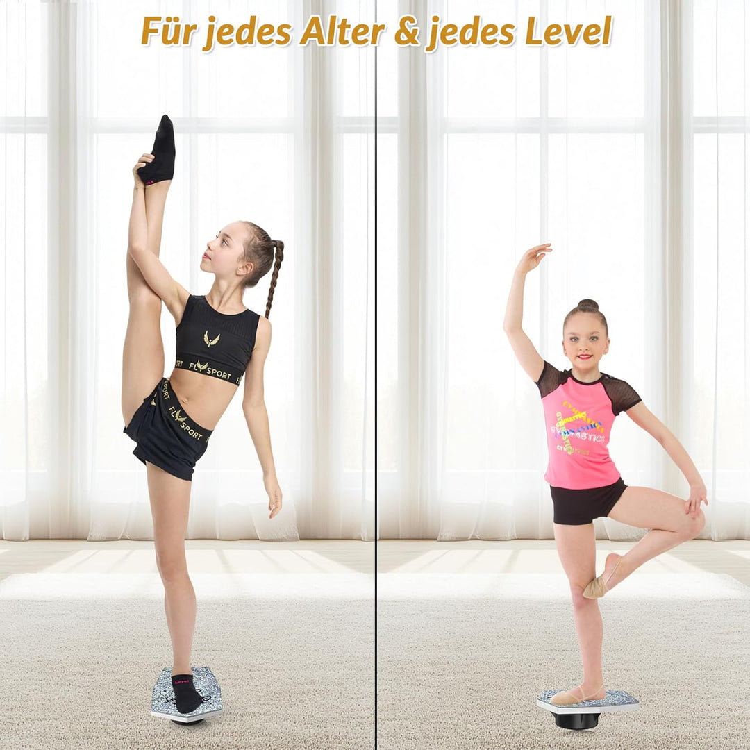 BORISI Cheerleading Balance Trainer, Tragbarer Stunt-Stand als Turngeräte & Turnen Zubehör für Balle