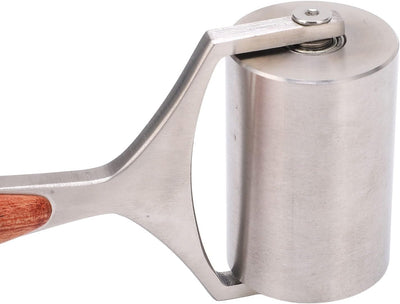 Leder Andruckrolle Leder Roller Werkzeug Andrückwalze Handdruck Roller mit Holzgriff für Schweisswer