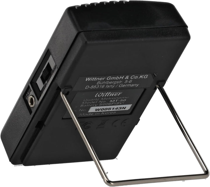 Wittner Metronom 865061 MT-50 schwarz MT-50 Single, MT-50 Single