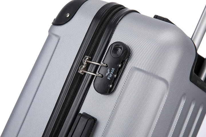 Flexot® Flex-2045 Handgepäck Kabinentrolley Koffer (16 Farben zur Auswahl) Zwillingsrollen Reisekoff