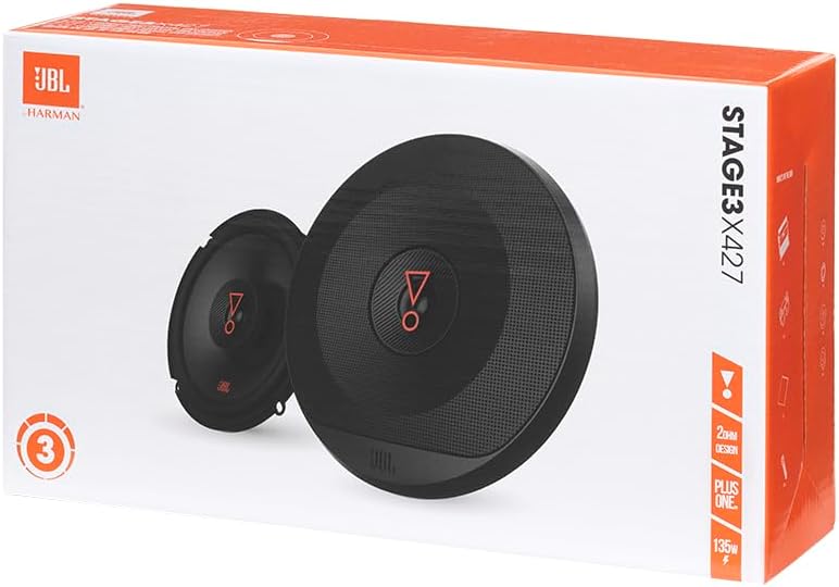 JBL Stage3 427 2-Wege Auto Lautsprecher Set von Harman Kardon - 150 Watt KFZ Autolautsprecher Boxen