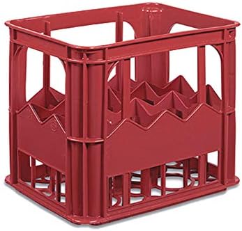 Stefanplast Getränkekiste für 12 Flaschen, Rot