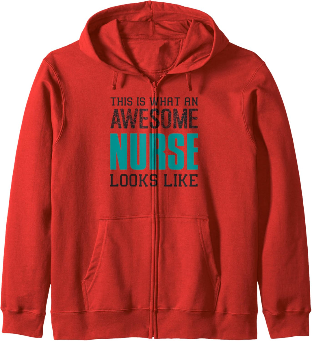 So sieht eine coole Krankenschwester aus Geschenk Lustig Kapuzenjacke