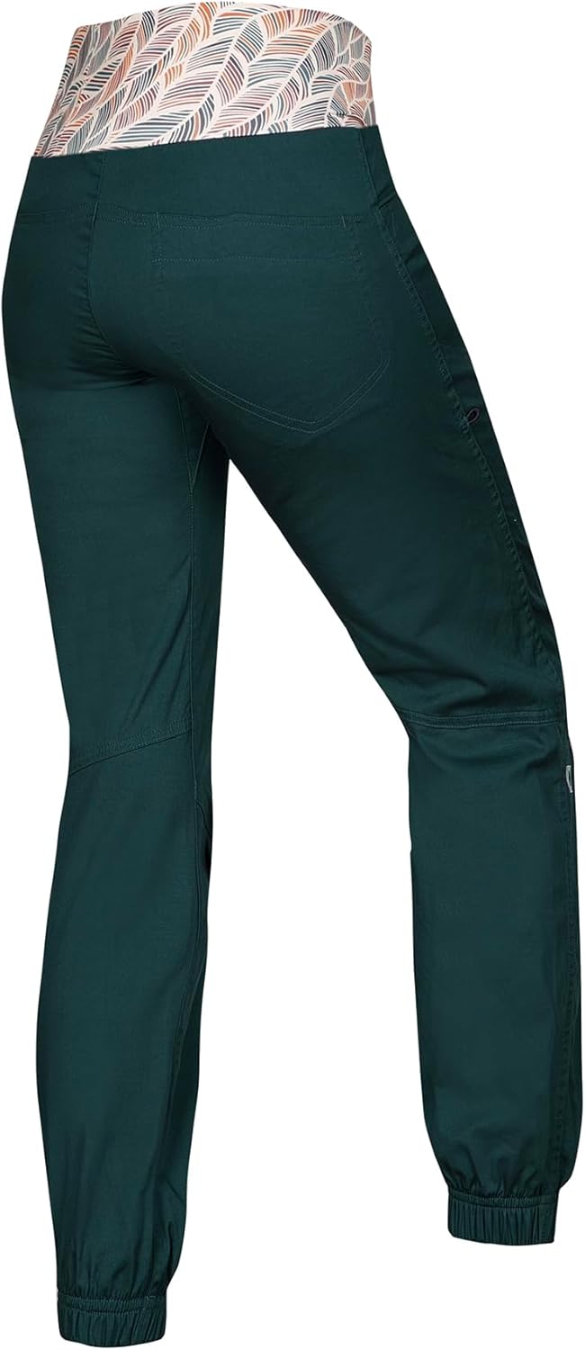 Ocun Damen Sansa Hose Kletterhsoe Boulderhose L Grün Dunkelblaugrün, L Grün Dunkelblaugrün
