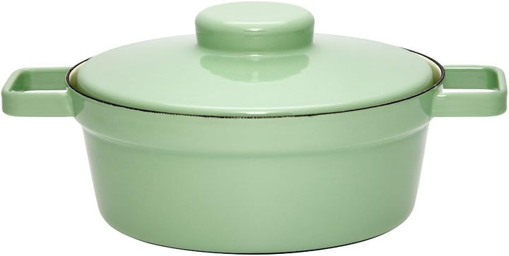 Riess, 2113-202, Kasserolle mit Deckel, Durchmesser 24 cm, Inhalt 2.0 Liter, SLOW GREEN, AROMAPOTS,