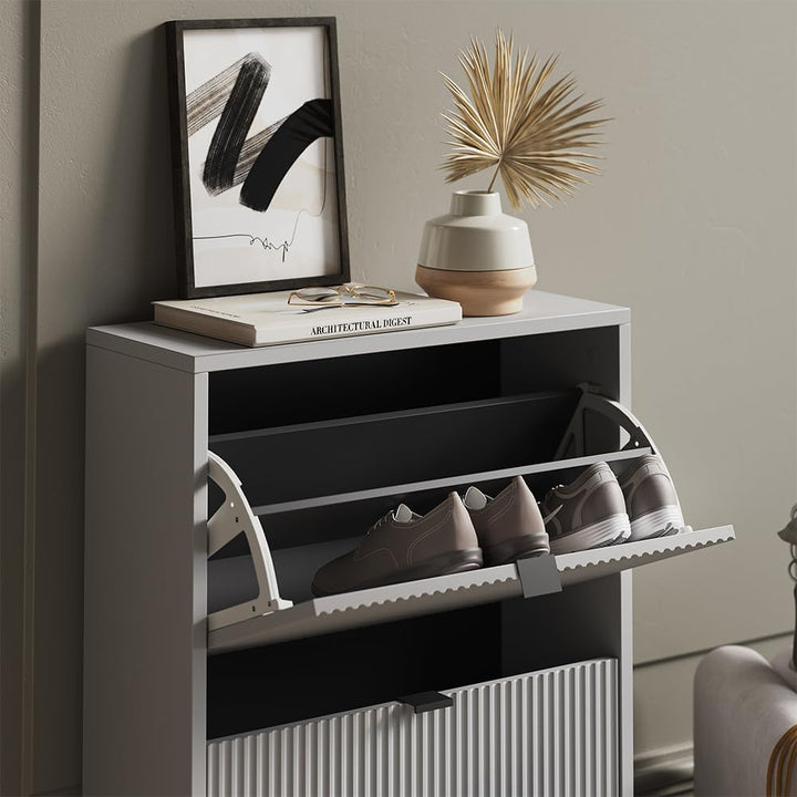 Vicco Schuhkipper Eliza, Grau, 60 x 92 cm, Grau