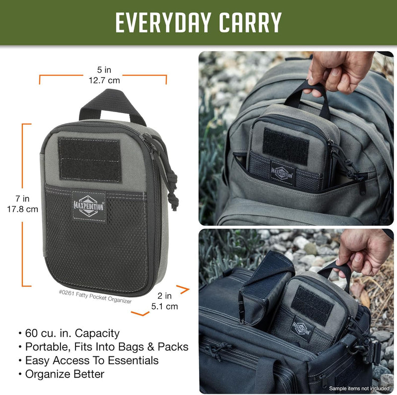 MAXPEDITION Fatty Taschen-Organizer Wolf-Grau, Wolf-Grau