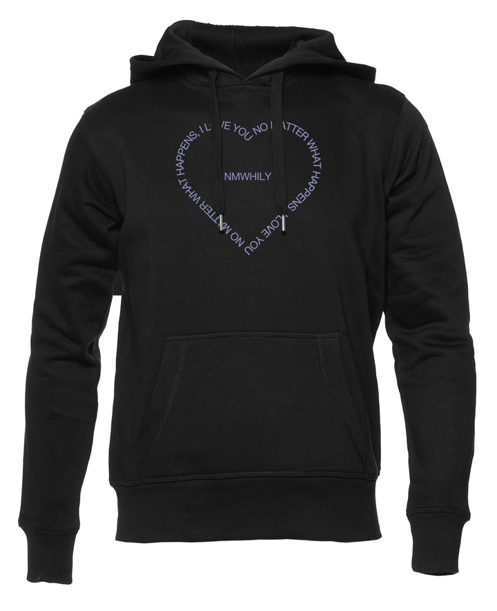 Generisch No Matter What Happens I Love You Unisex Hoodie Herren Damen Schwarz Lange Ärmel Kapuzenpu
