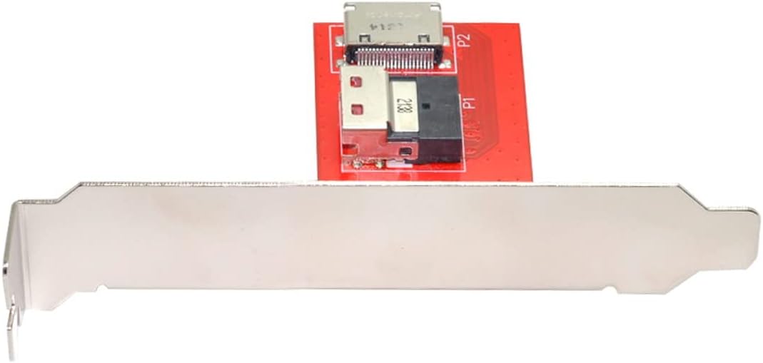 Cablecc PCI-Express 4.0 Slimline SAS SFF-8654 auf Oculink SFF-8611 SFF-8612 PCBA Buchse Adapter mit