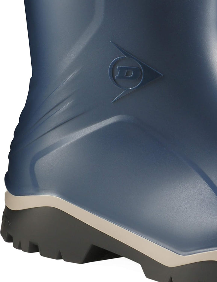 DUNLOP Protective Footwear Kids Blizzard, gefütterte Kinder Gummistiefel 21 EU Blau, 21 EU Blau