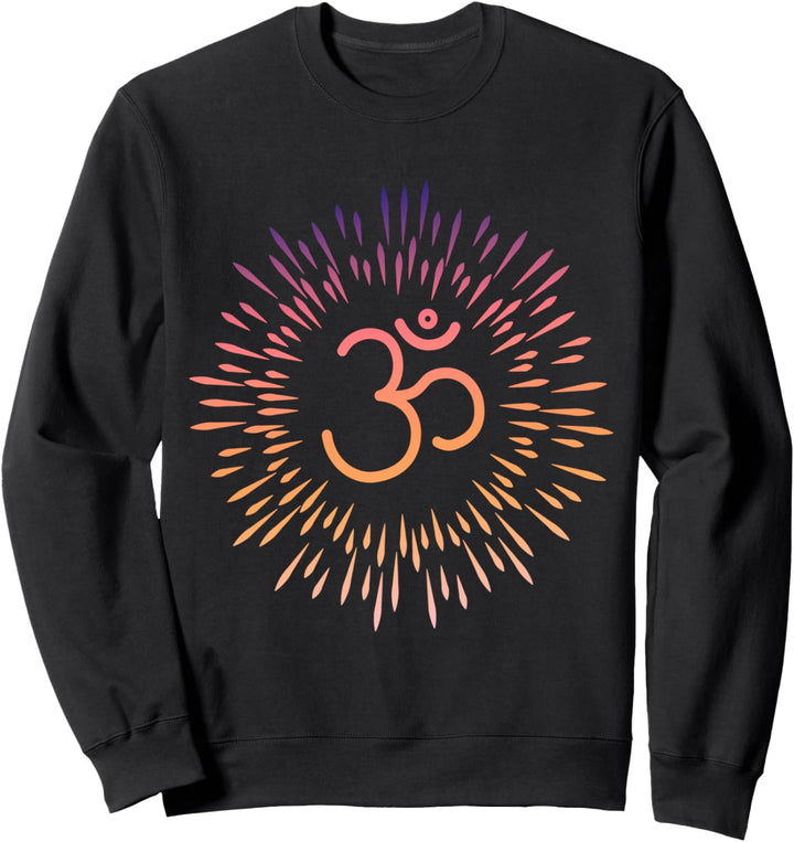 Om Symbol Aum Meditation Chakra Achtsamkeit Namaste Goa Yoga Sweatshirt