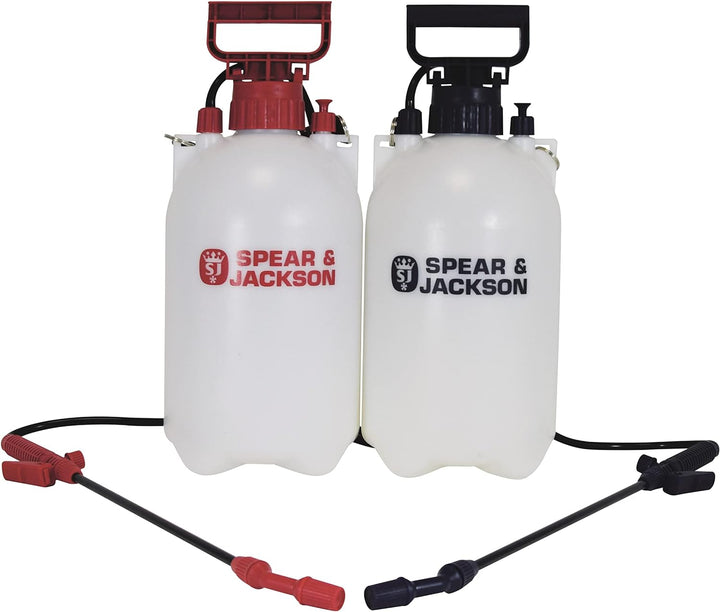 Spear & Jackson 5LPAPSTWIN Drucksprüher, 5 l, Doppelpack 5 Liter Doppelpack, 5 Liter Doppelpack