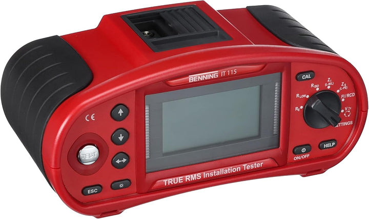 Benning IT 115. True RMS Installationsprüfgerät Bundle mit AA-Alkalibatterien 48 Stück, Bundle mit A