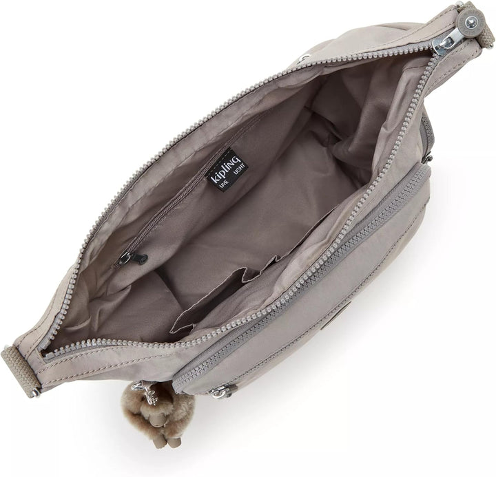Kipling GABBIE Mittelgrosse Umhängetasche Grau/Crew Fleece, Grau/Crew Fleece