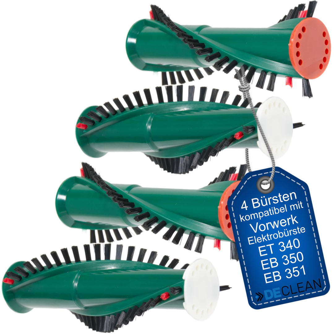 Ersatzbürsten Bürstenrollen kompatibel mit Vorwerk ET 340 EB 350 EB 351