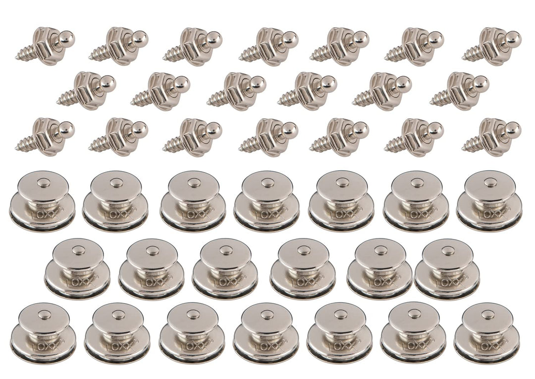 New Marine LOXX Set 20 Stück Oberteile + Blechschrauben 4,2x10