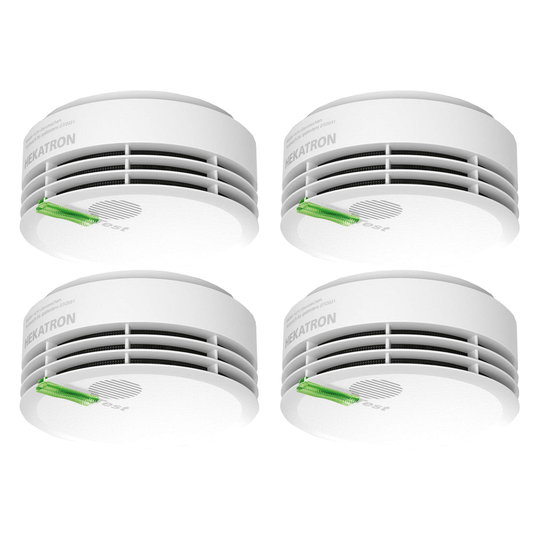Hekatron 31-5000020-14-01 Rauchmelder Genius PLUS mit integrierter Batterie (10 Jahre Lebensdauer) –