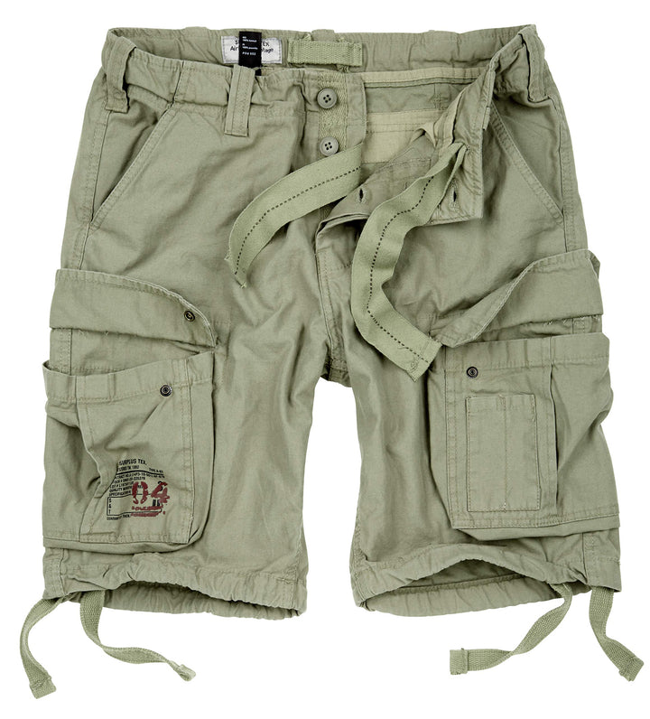 Surplus Raw Vintage Airborne Herren Cargo Shorts S Oliv Light, S Oliv Light