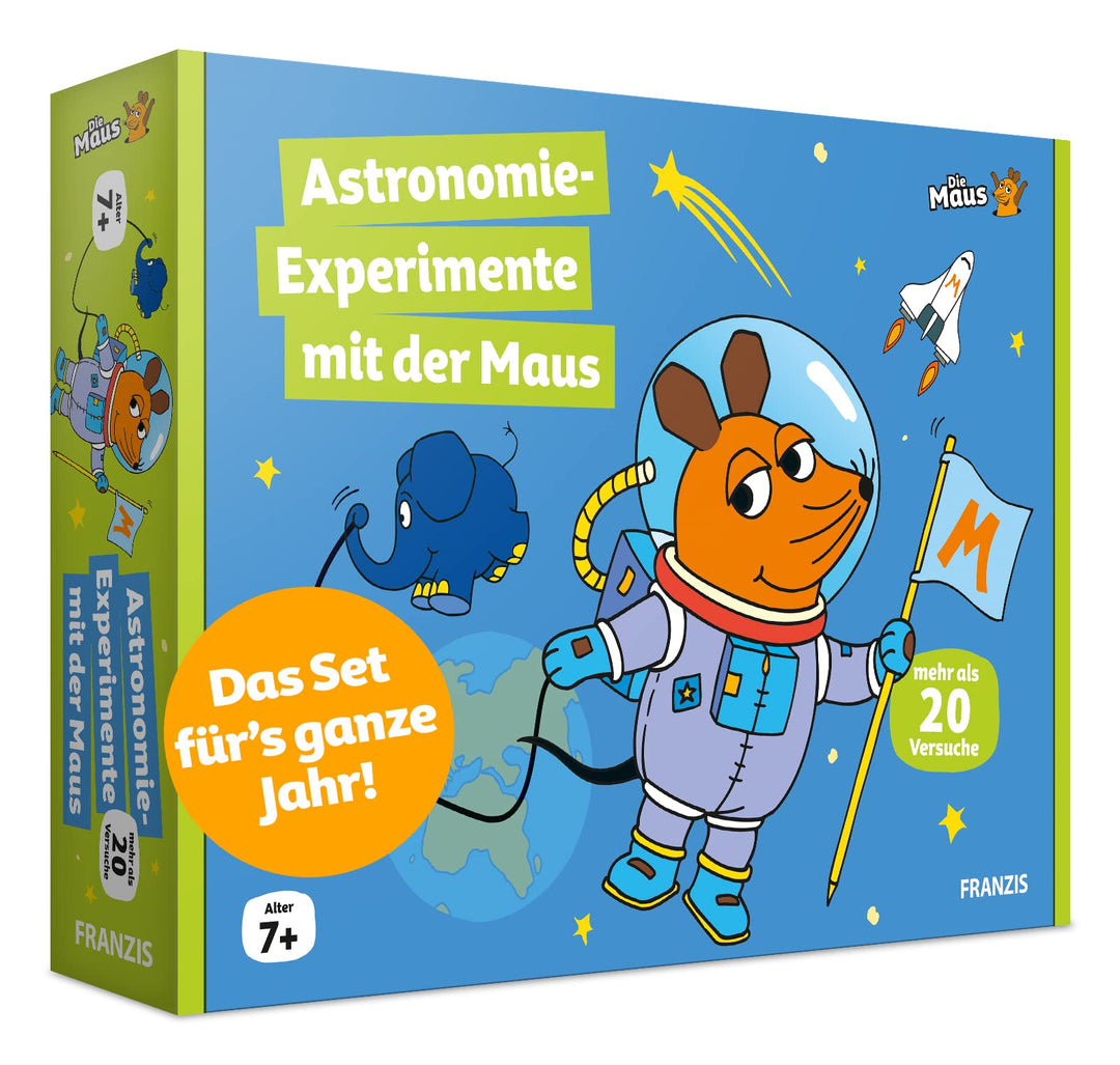 FRANZIS 67177 - Astronomie-Experimente mit der Maus, 20 Versuche für Ferien und Freizeit rund um das