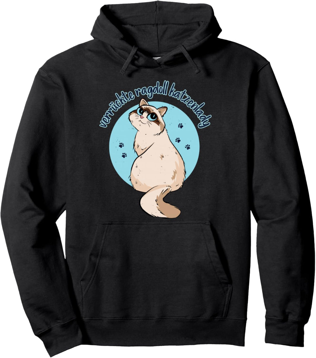 Katze Hauskatze Haustier - Mietzekatze Ragdoll Katze Pullover Hoodie