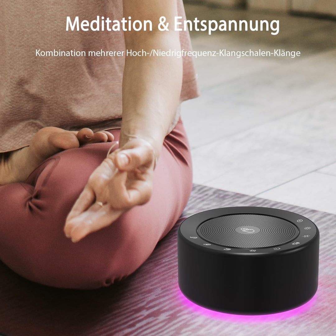 Kipcush Tibetische Meditationsschalen-Klangmaschine – 7 Klangschalen in verschiedenen Grössen für Yo